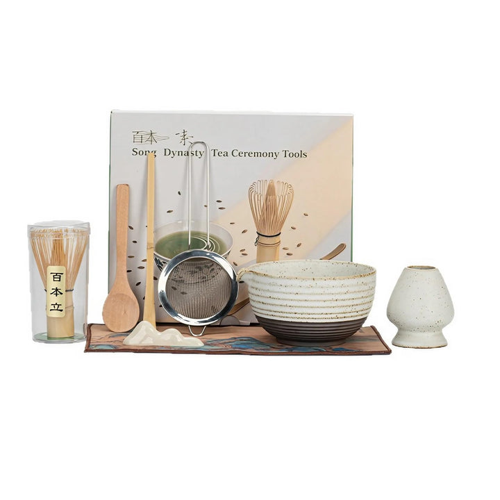Matcha Set – Macha Tea Set 8 StüCk Matcha Tee Set Mit Matcha Besen Matcha Schale Matcha Sieb Schaufe