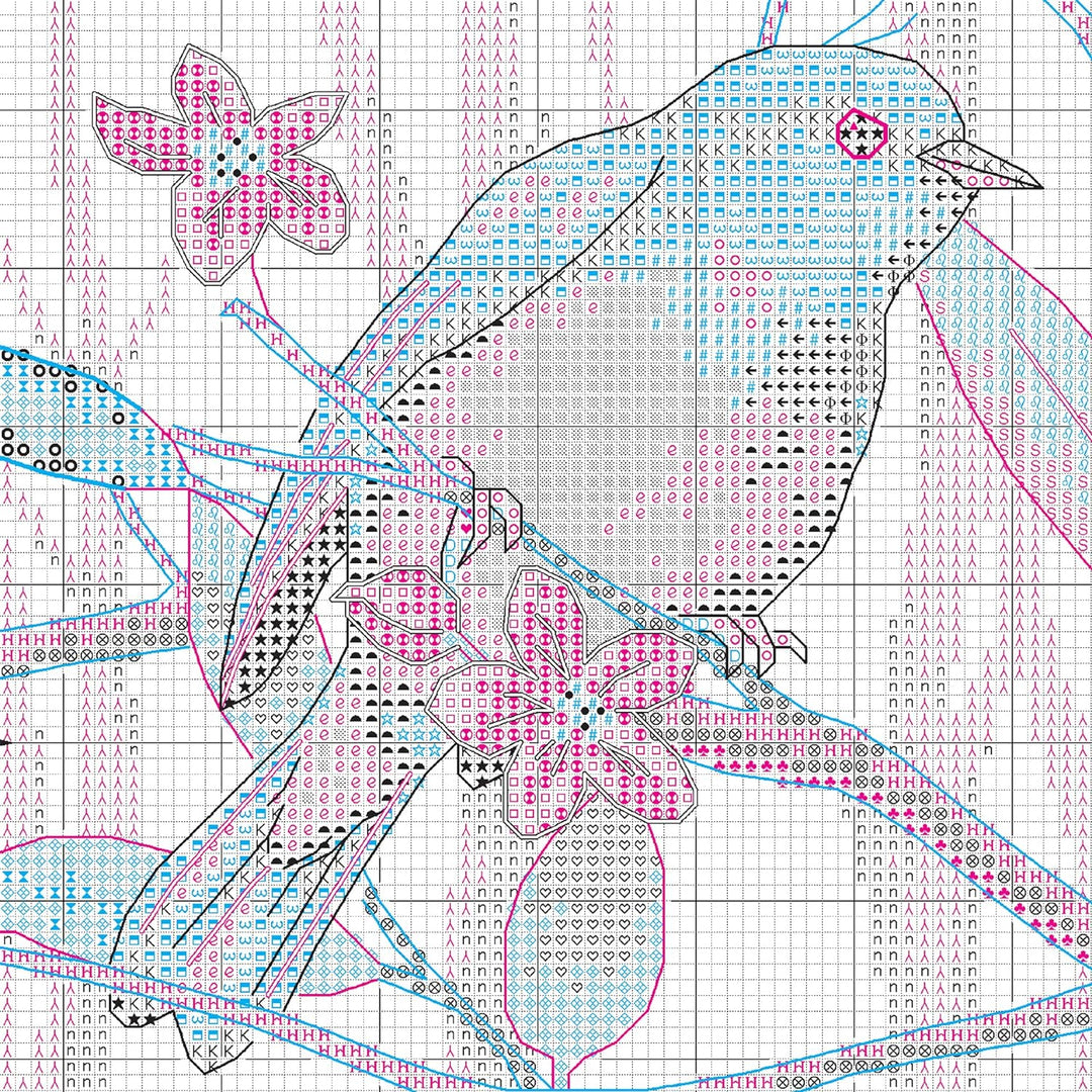 Dimensions 70-35402 Kreuzstich-Set, Motiv: Songbird, Baumspitze, 14 Ct. Elfenbeinfarbener Aida, mehr