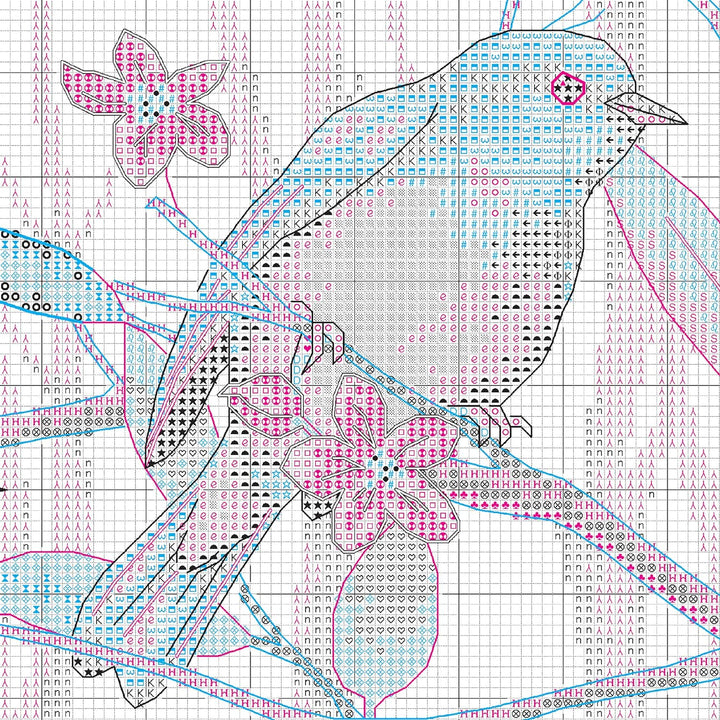 Dimensions 70-35402 Kreuzstich-Set, Motiv: Songbird, Baumspitze, 14 Ct. Elfenbeinfarbener Aida, mehr