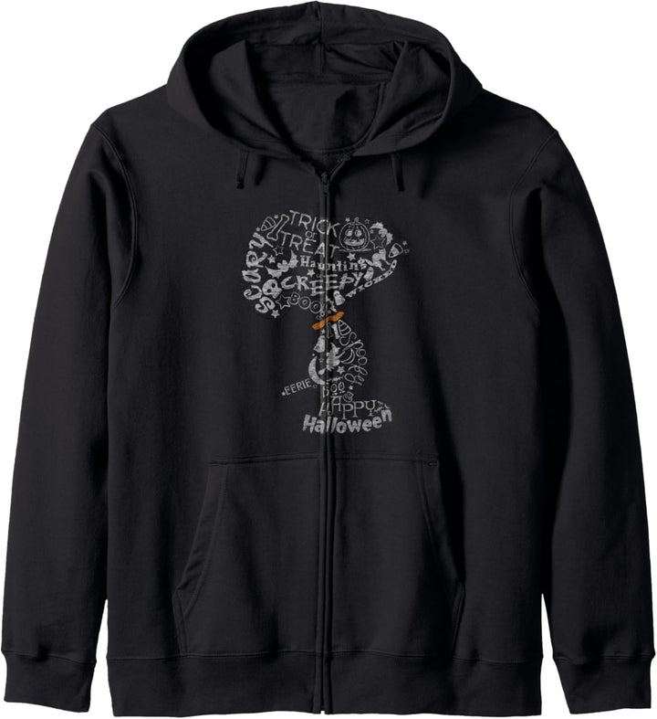 Peanuts Halloween Snoopy Silhouette Kapuzenjacke
