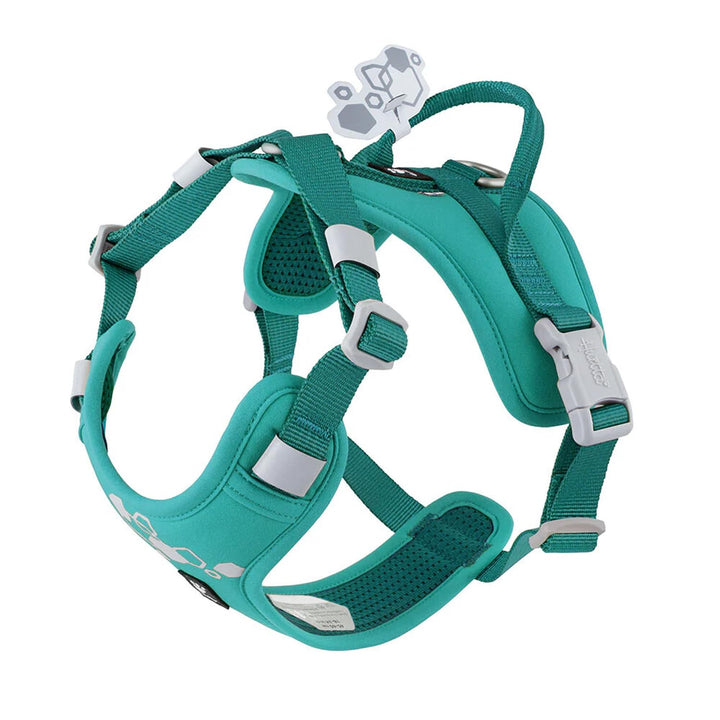 Hurtta Weekend Warrior Hundegeschirr II ECO (Peacock, türkis, 65-80 cm) peacock, türkis 65-80 cm, pe
