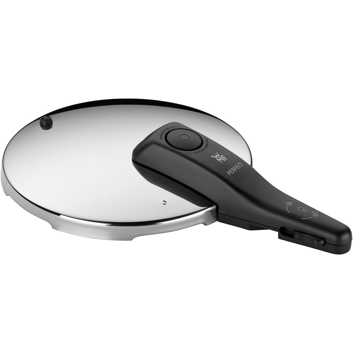 WMF Perfect Ersatzdeckel für Schnellkochtopf 3l, 4,5l, 6,5l 8,5l, Dampfkochtopf 22 cm, Cromargan Ede