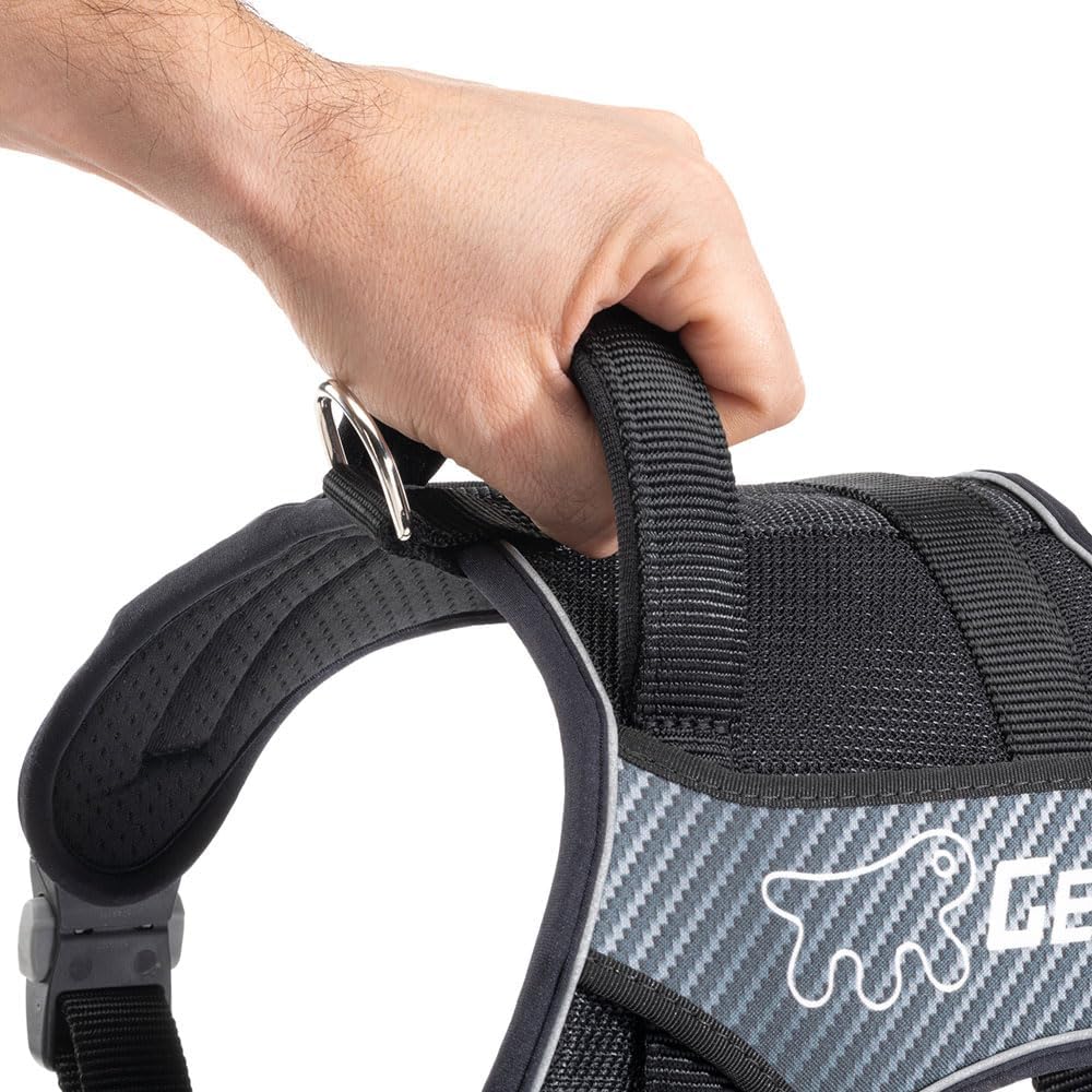 Ferplast Hundegeschirr grosse Hunde Genius Reflektierend, Atmungsaktiv, Einstellbar, Schnellverschlu