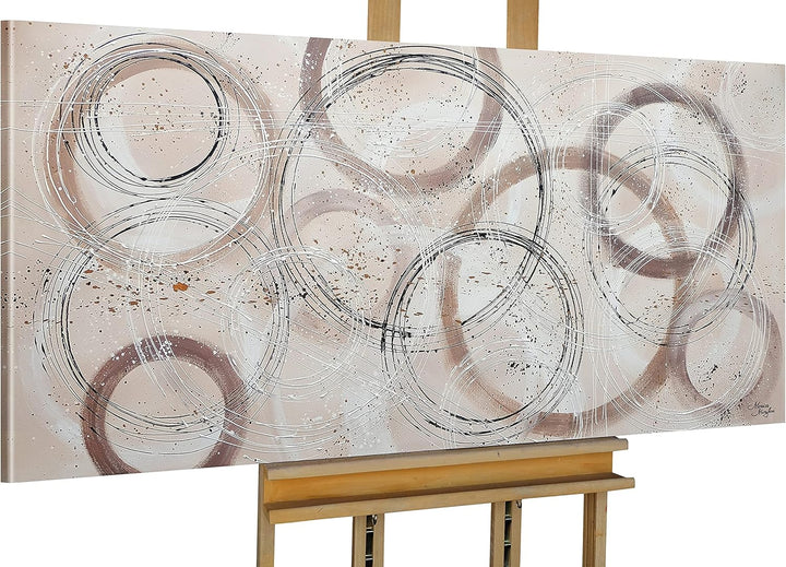 Monica Mirafiori I 100% HANDGEMALT I Gemälde Concept I 100x50cm | Gemälde Handgemalt | Acrylgemälde