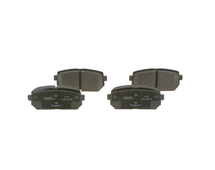 Bosch BP027 Bremsbeläge - Hinterachse - ECE-R90 Zertifizierung - vier Bremsbeläge pro Set