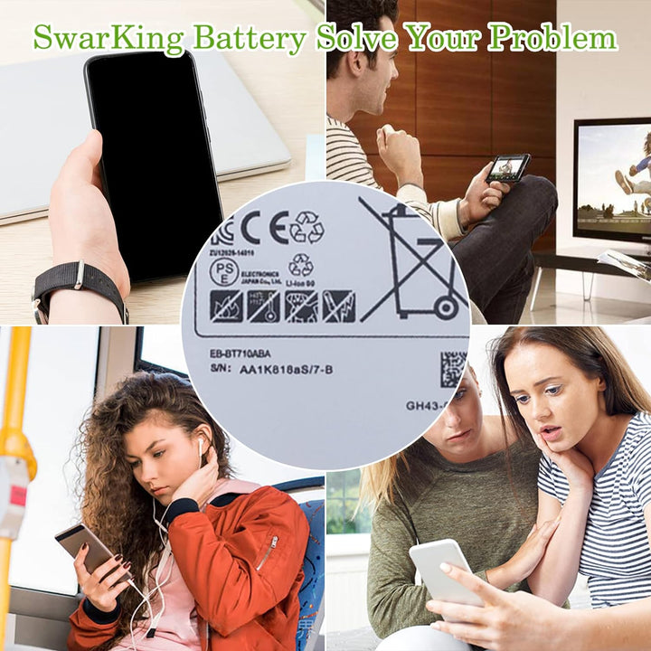SwarKing Ersatz Akku Kompatibel mit Samsung Galaxy Tab S2 8.0" SM-T710 T710 EB-BT710ABE with Toolkit