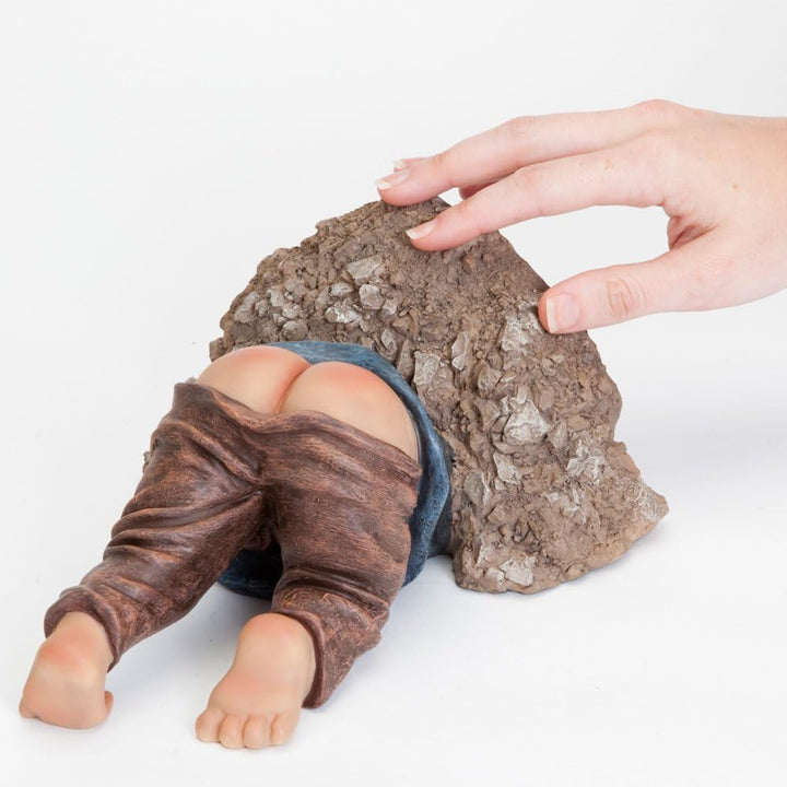Bits and Pieces - Little Digger Lustige Gartenstatue – aus strapazierfähigem Polyresin – perfekte Ga