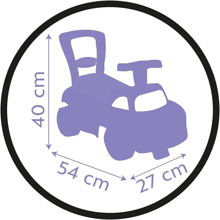 Smoby - Minnie Auto - Rutscherfahrzeug - Kinderfahrzeug mit Staufach und Kippschutz, für drinnen und