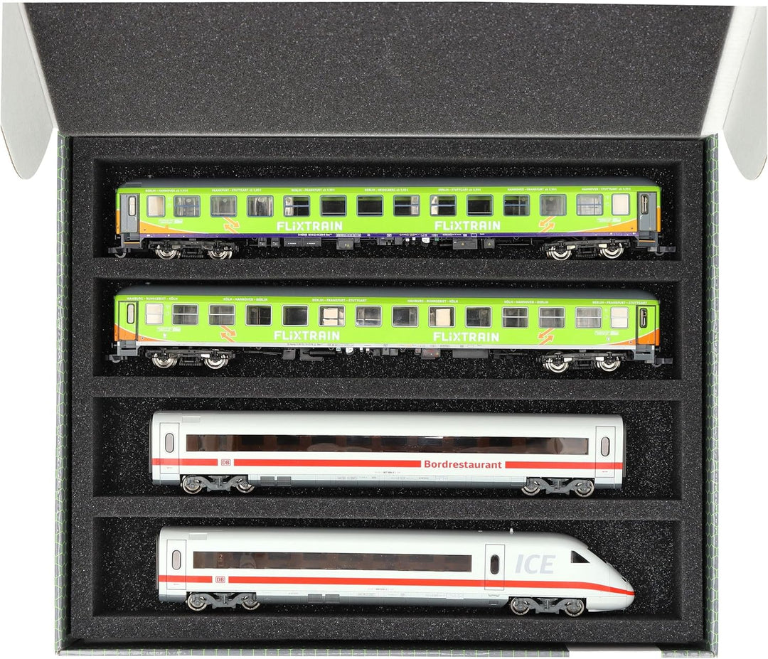 Feldherr 2 Stück Sparpack Lagerbox Spur H0-4 Stege liegend kompatibel mit Modelleisenbahnen, Loks un