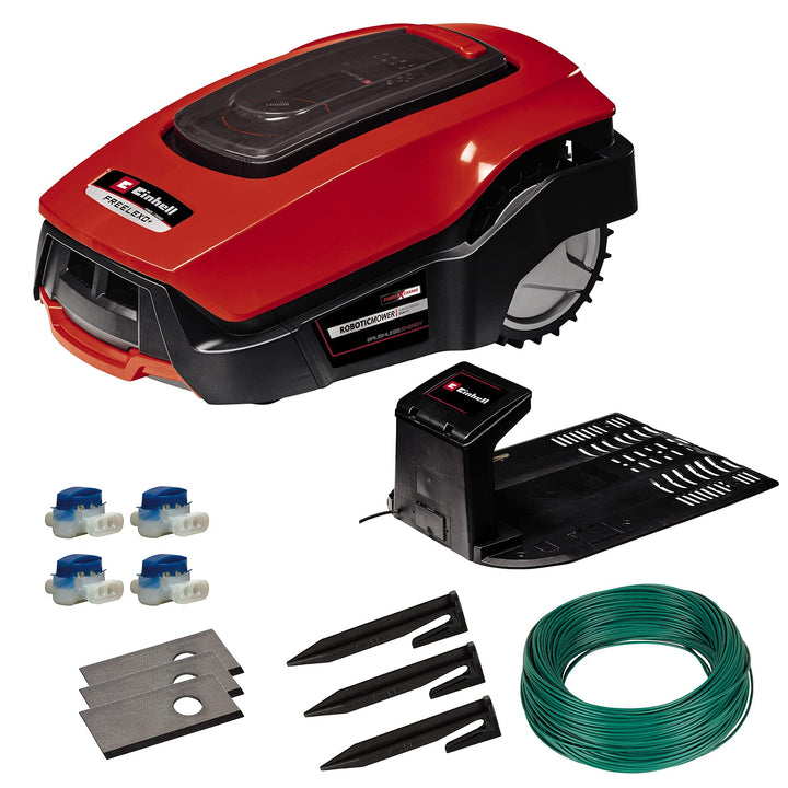 Einhell Rasenmäher FREELEXO 800 LCD BT Solo Power X-Change (ohne Akku, 18 V, 800 m², Multizonenmäher