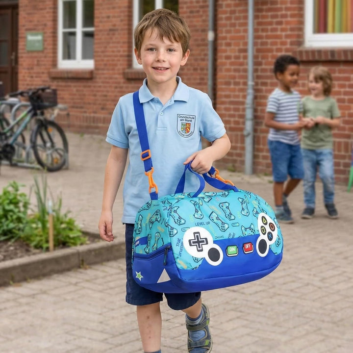 Suweir Sporttasche Kinder Schwimmtasche Jungen Wasserdicht Badetasche Weekender Reisetasche Übernach