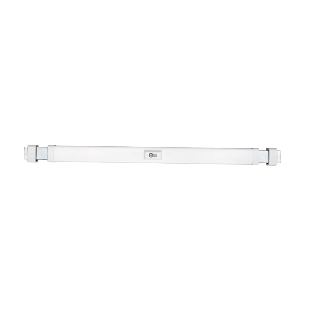 ABUS Panzerriegel PR2700 für Haus- und Wohnungstüren, weiss, 49090 Weiss mit Zylinder Single, Weiss