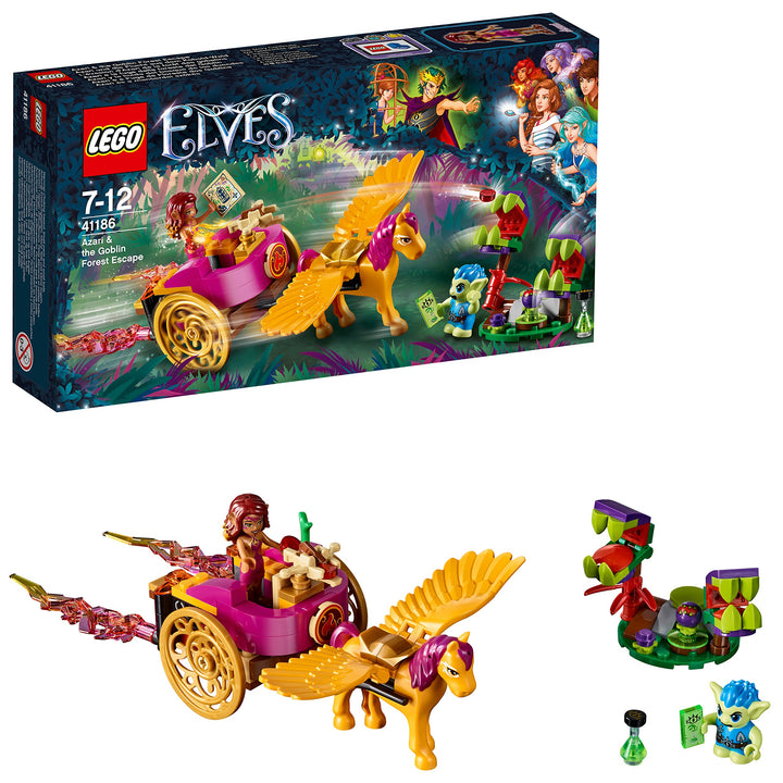 LEGO Elves 41186 - "Azari und die Flucht aus dem Kobold-Wald Konstruktionsspiel, bunt