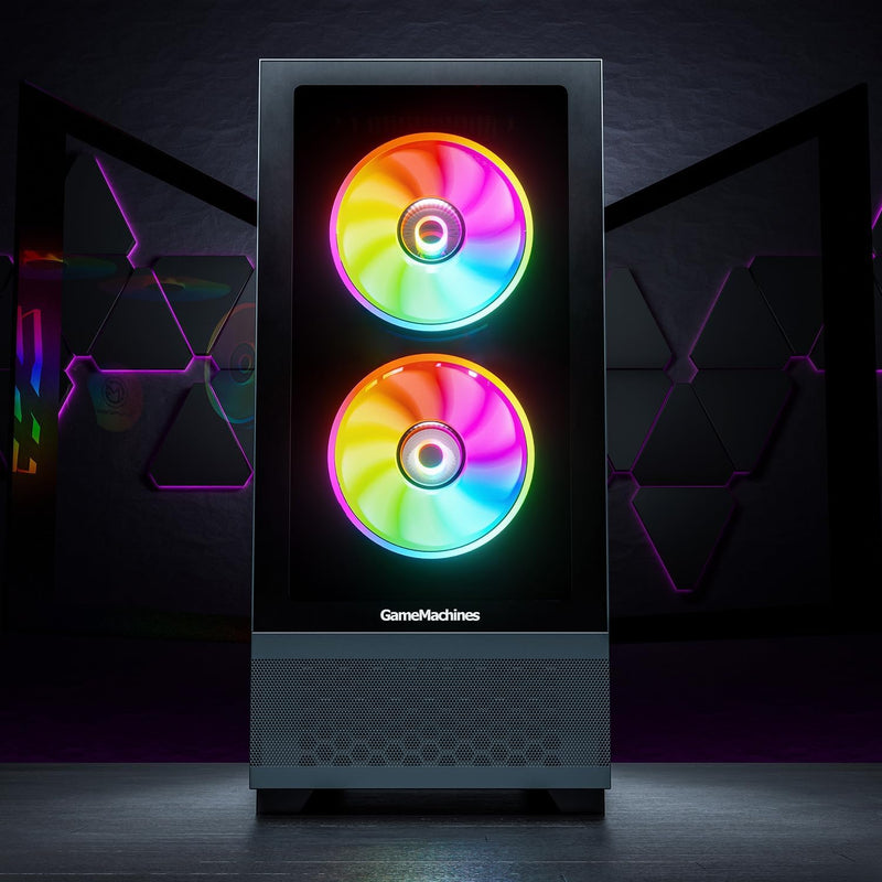 GameMachines Element - RGB Gaming PC - Wasserkühlung- AMD Ryzen 7 5800X - NVIDIA GeForce RTX 4060-10