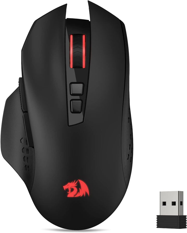 Redragon M656 Gainer Kabellose Gaming Maus, 4000 DPI, 2.4Ghz Gamer Maus, Wiederaufladbare Gaming-Mau