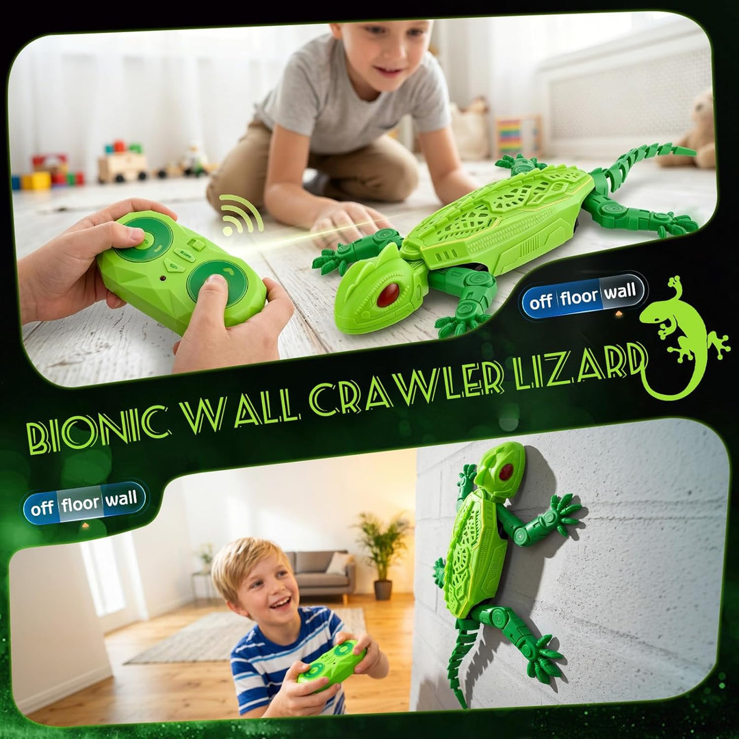Gecko Wandflitzer, Wandflitzer Gecko Spielzeug, 360° Rotation Ferngesteuerter Eidechse Wand Klettern