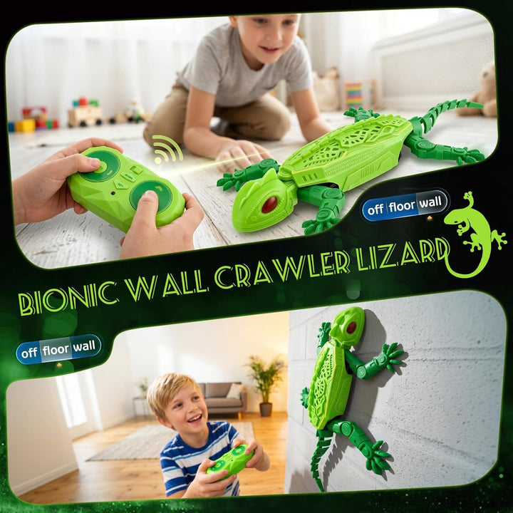 Gecko Wandflitzer, Wandflitzer Gecko Spielzeug, 360° Rotation Ferngesteuerter Eidechse Wand Klettern