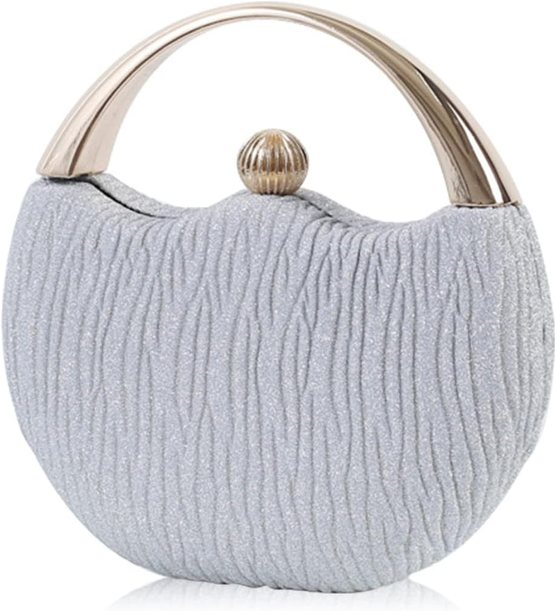 CORIOS Damen Abendtasche Funkelnd Clutch Glitzer Henkeltasche Glänzend Umhängetasche Hochzeit Brautb