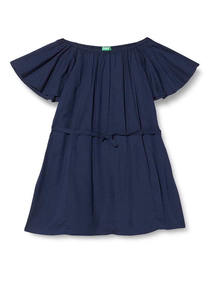 United Colors of Benetton Mädchen Kleid 150 Blu 252, 150 Blu 252