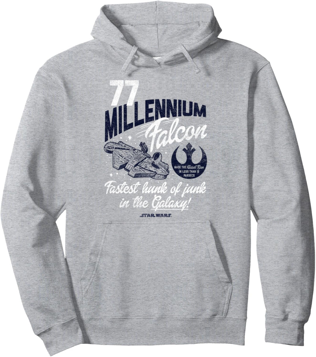 Star Wars Millennium Falcon Fly Vintage Pullover Hoodie