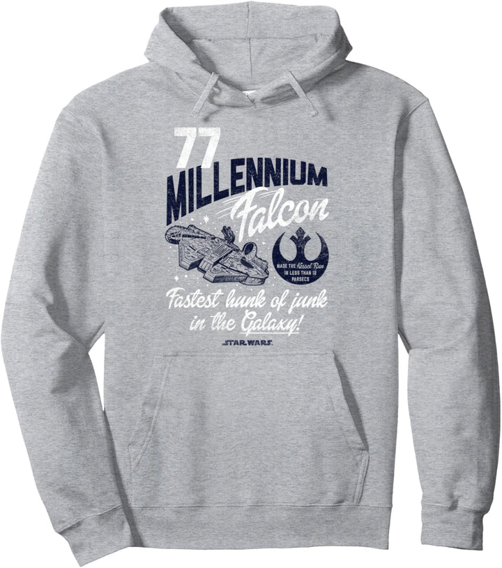 Star Wars Millennium Falcon Fly Vintage Pullover Hoodie