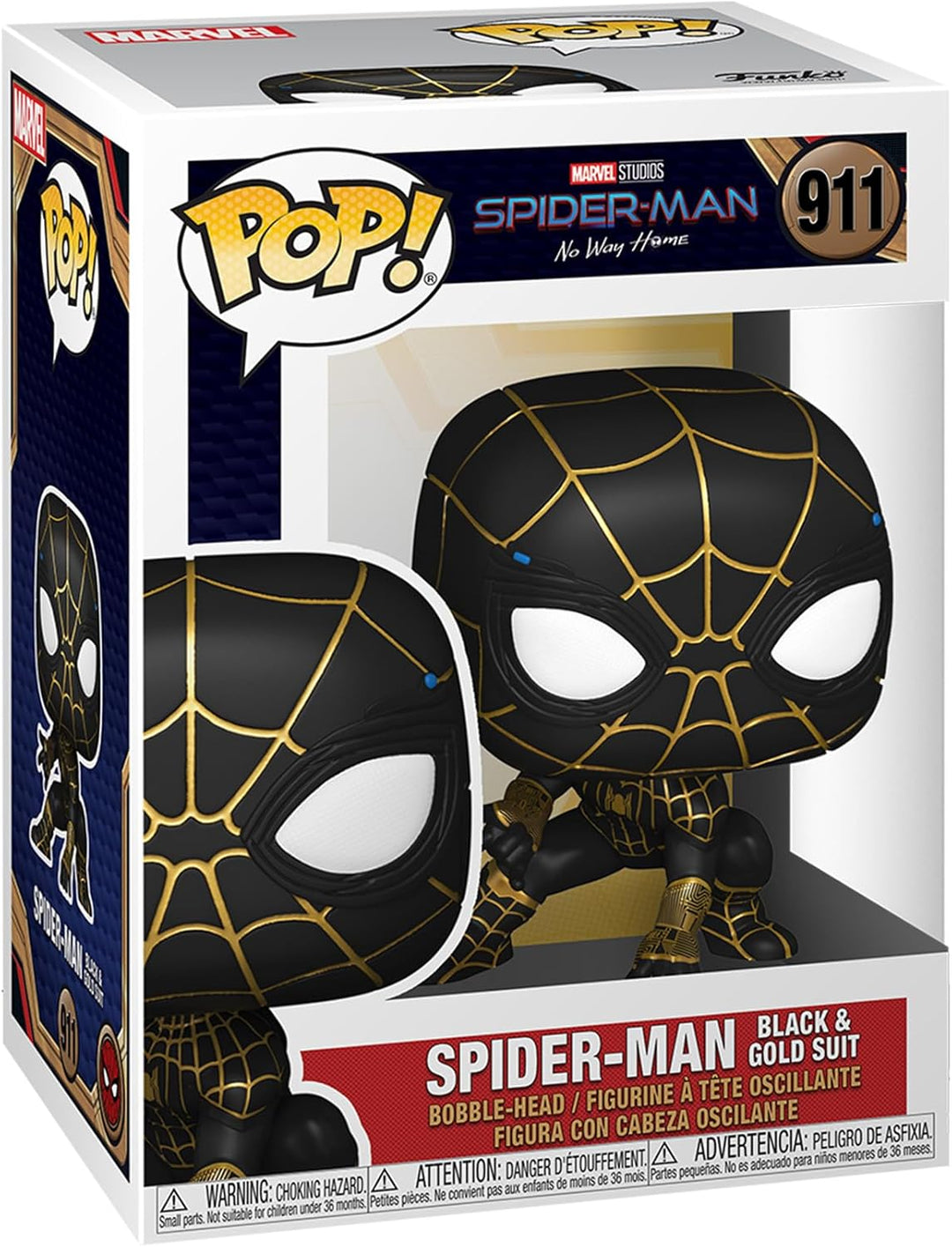 Funko Pop! Marvel: Spider-Man Black and Gold - Spiderman No Way Home - Vinyl-Sammelfigur - Geschenki
