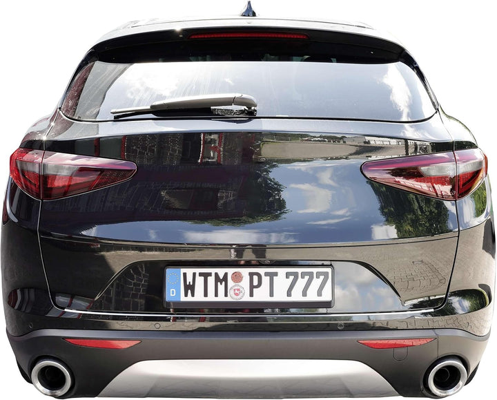 Ladekantenschutz Edelstahl MATT kompatibel für Alfa Romeo Stelvio | BJ ab 2016 | premium Qualität vo