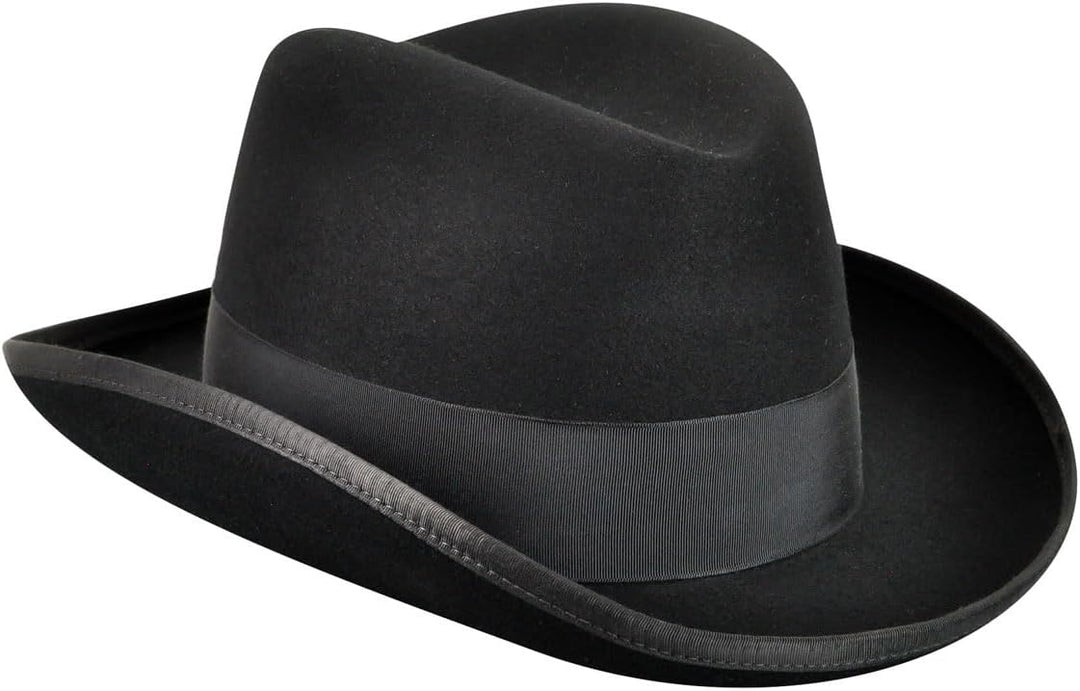 Bailey 1922 Classic Homburg Hut Homburger Wollhut Wollfilzhut Filzhut Damen - Made in USA mit Ripsba