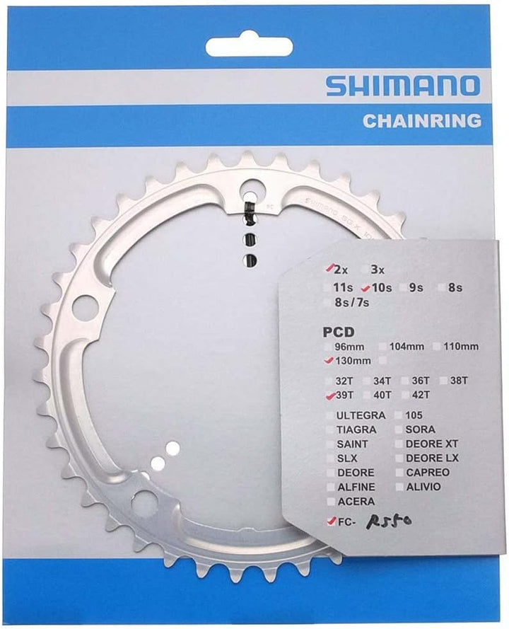Chainring 39T Tiagra FC-4600 Silver Einheitsgrösse, Einheitsgrösse