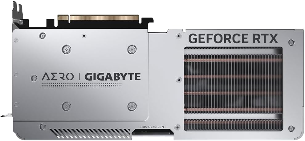 Gigabyte GeForce RTX 4070 SUPER AERO OC Grafikkarte - 2565MHz Core, 12GB GDDR6X 21000MHz 192-Bit Spe