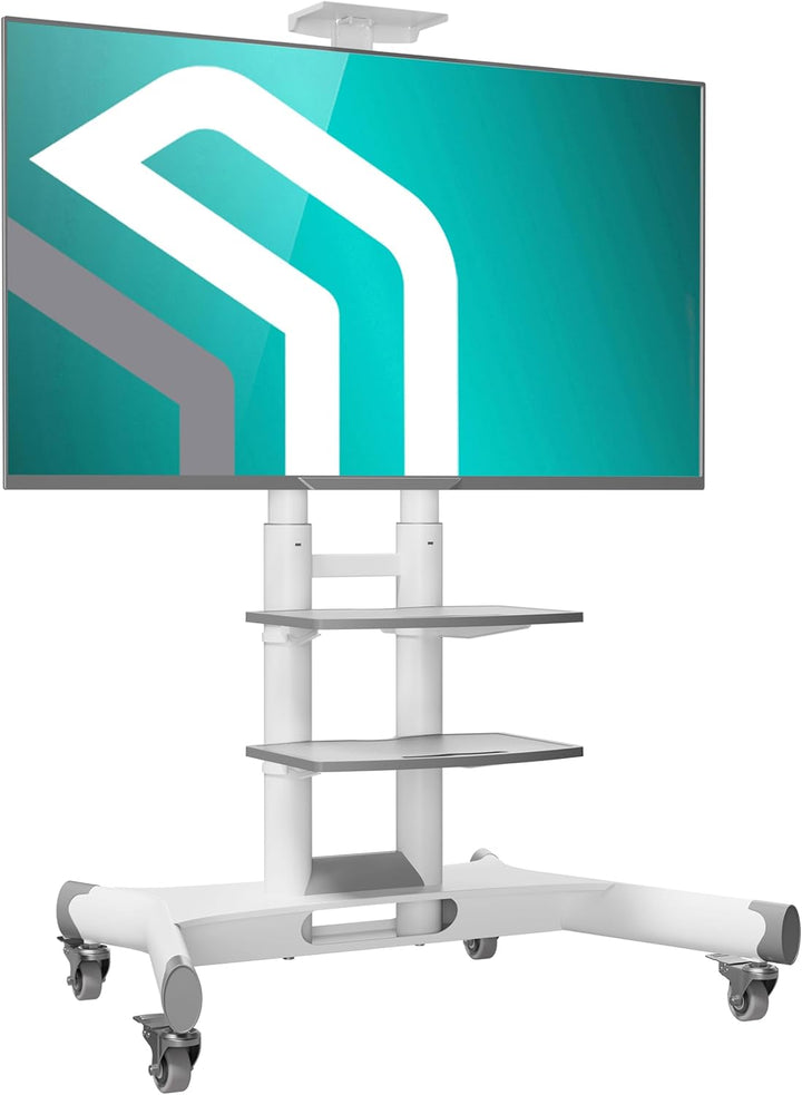 ONKRON TV Bodenständer höhenverstellbar & TV Ständer rollbar - VESA Standfuss 600x400 für 40-70 Zoll