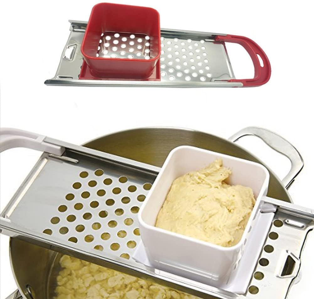 Spätzlepresse, Spätzlepresse aus Edelstahl Für Hausgemachte Traditionelle Deutsche Eiernudelmaschine