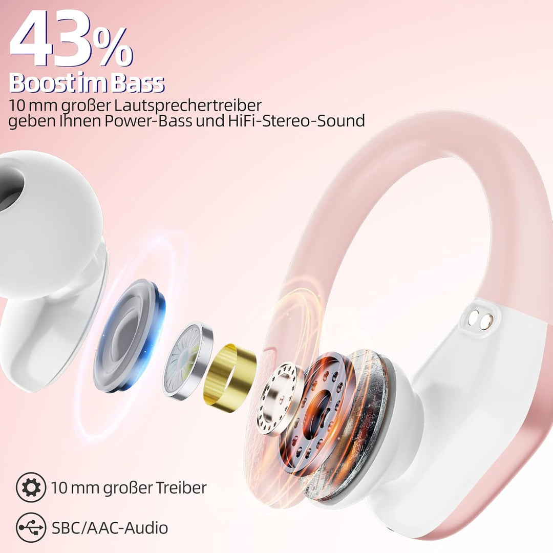 Ulfsaar Bluetooth Kopfhörer, Ear Kopfhörer Kabellos Bluetooth 5.3 mit HD Mikrofon, Wireless Kopfhöre