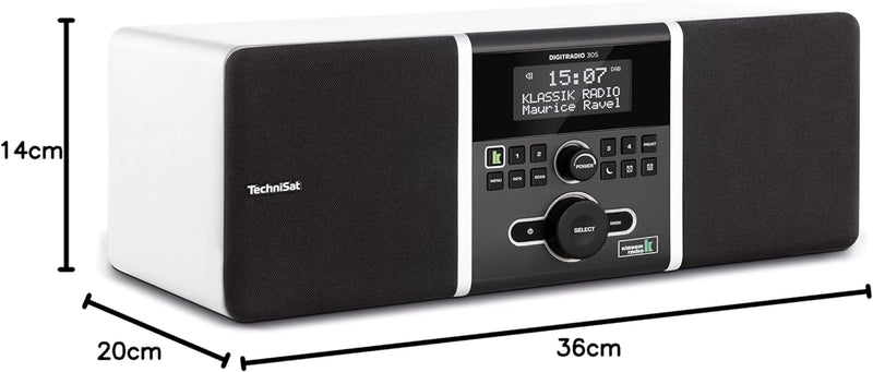 TechniSat Digitradio 305 Klassik Edition DAB Radio (mit Bassreflex-Holzgehäuse, DAB+, UKW, stationär