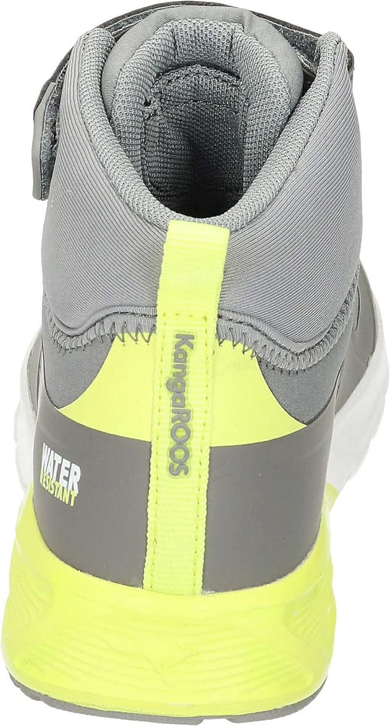 KangaROOS Unisex Kinder Kx-Hydro Sneaker 27 EU Ultimate Grey Limetta, 27 EU Ultimate Grey Limetta