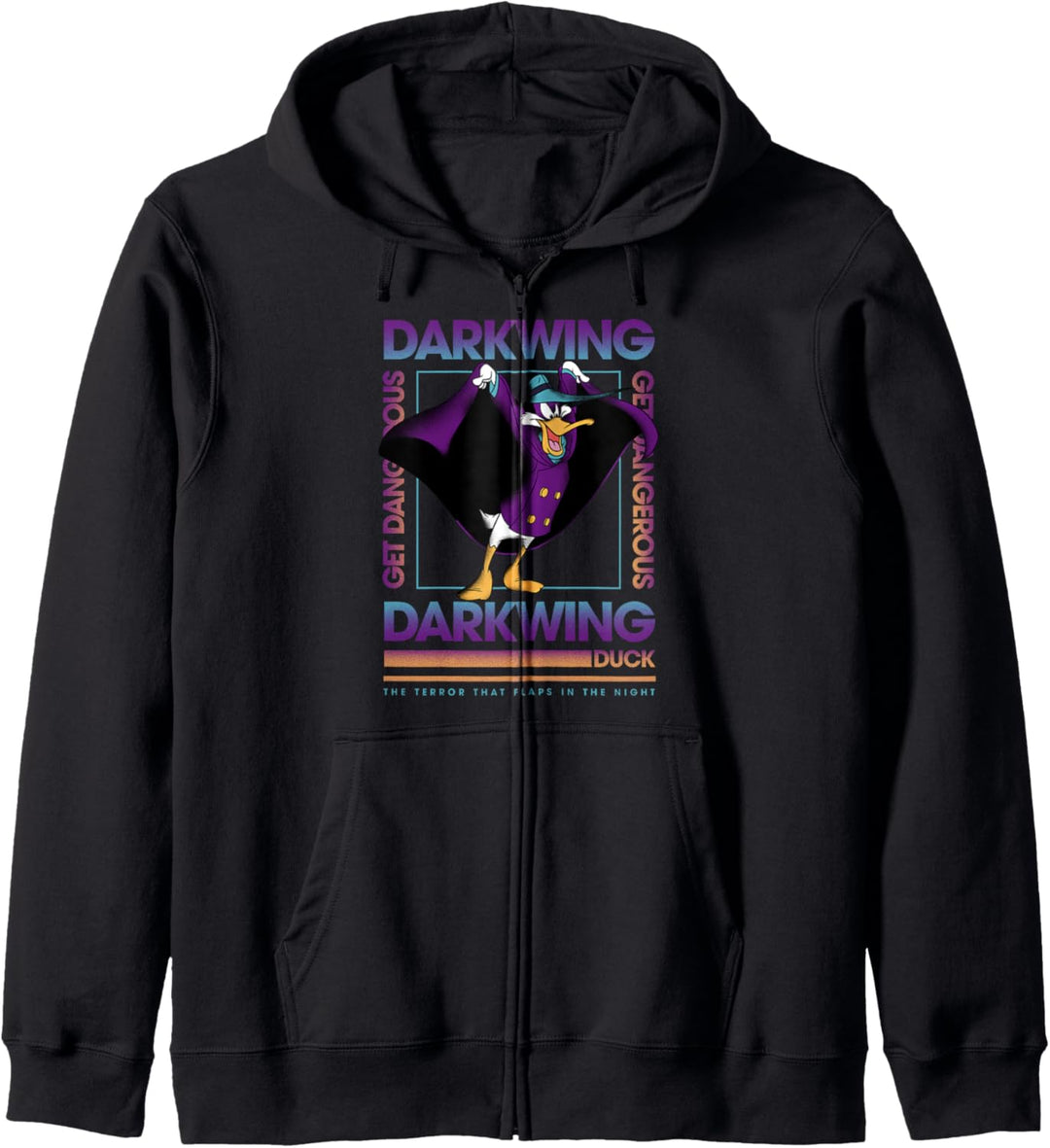 Disney Darkwing Duck Get Dangerous Square Kapuzenjacke