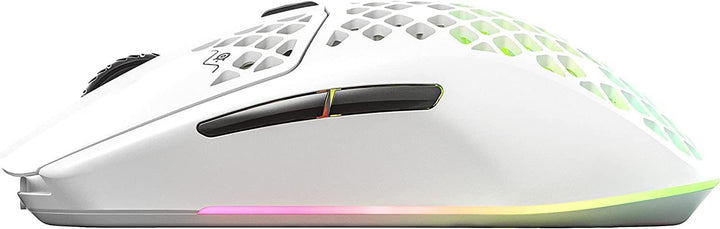 SteelSeries Aerox 3 Wireless Snow (2022) - Superleichte Gaming-Maus - 68 g Gewicht und wasserabweise