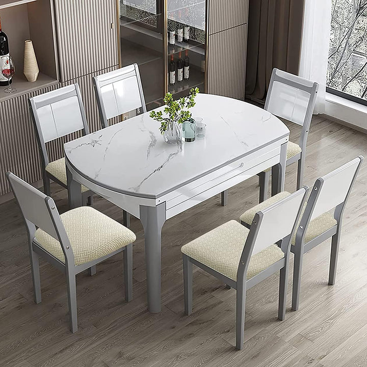 LANSHENG Stuhlbezug Sitzfläche Waschbarer Stretch Wasserdicht Jacquard Bezug für Stühle Esszimmerstu