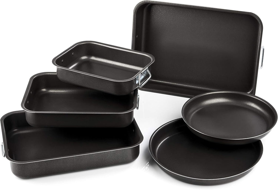 Barazzoni 80215503525 Bräter/Lasagneform aus beschichtetem Aluminium, 35 x 25 cm