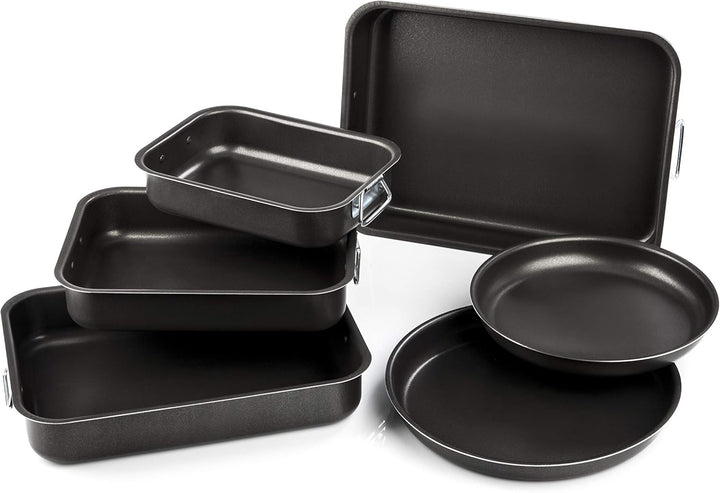 Barazzoni 80215503525 Bräter/Lasagneform aus beschichtetem Aluminium, 35 x 25 cm