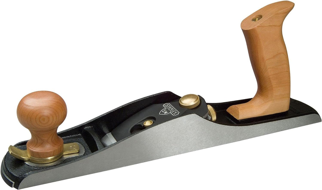 Stanley Bankhobel Nr. 62 (355 mm Eisenlänge, Hobelmaul verstelllbar, mit Einstellschrauben)