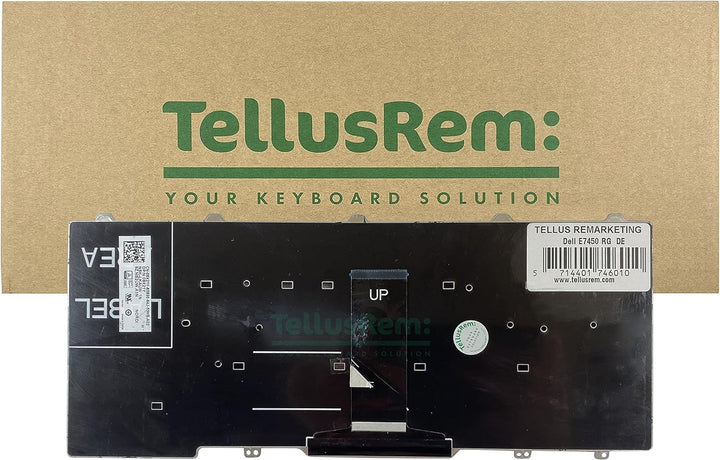 TellusRem ersatztastatur Deutsche Nicht Hintergrundbeleuchtung für Dell Latitude E5450, Latitude E74