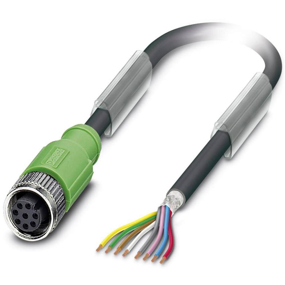 Phoenix Contact 1522891 Sensor-/Aktor-Steckverbinder, konfektioniert M12 Buchse, gerade 10.00 m Polz