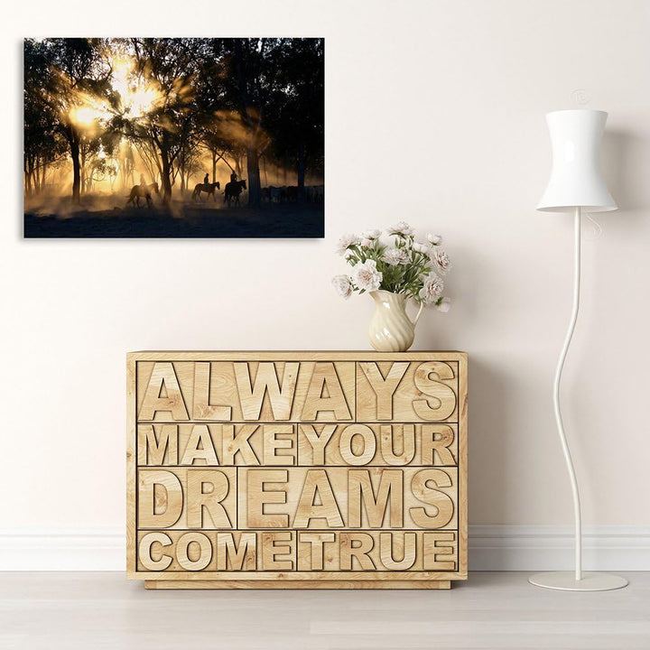 Feeby Frames, Leinwandbild, Bilder, Wand Bild, Wandbilder, Kunstdruck 60x80cm, LANDSCHAFT, NATUR, WA