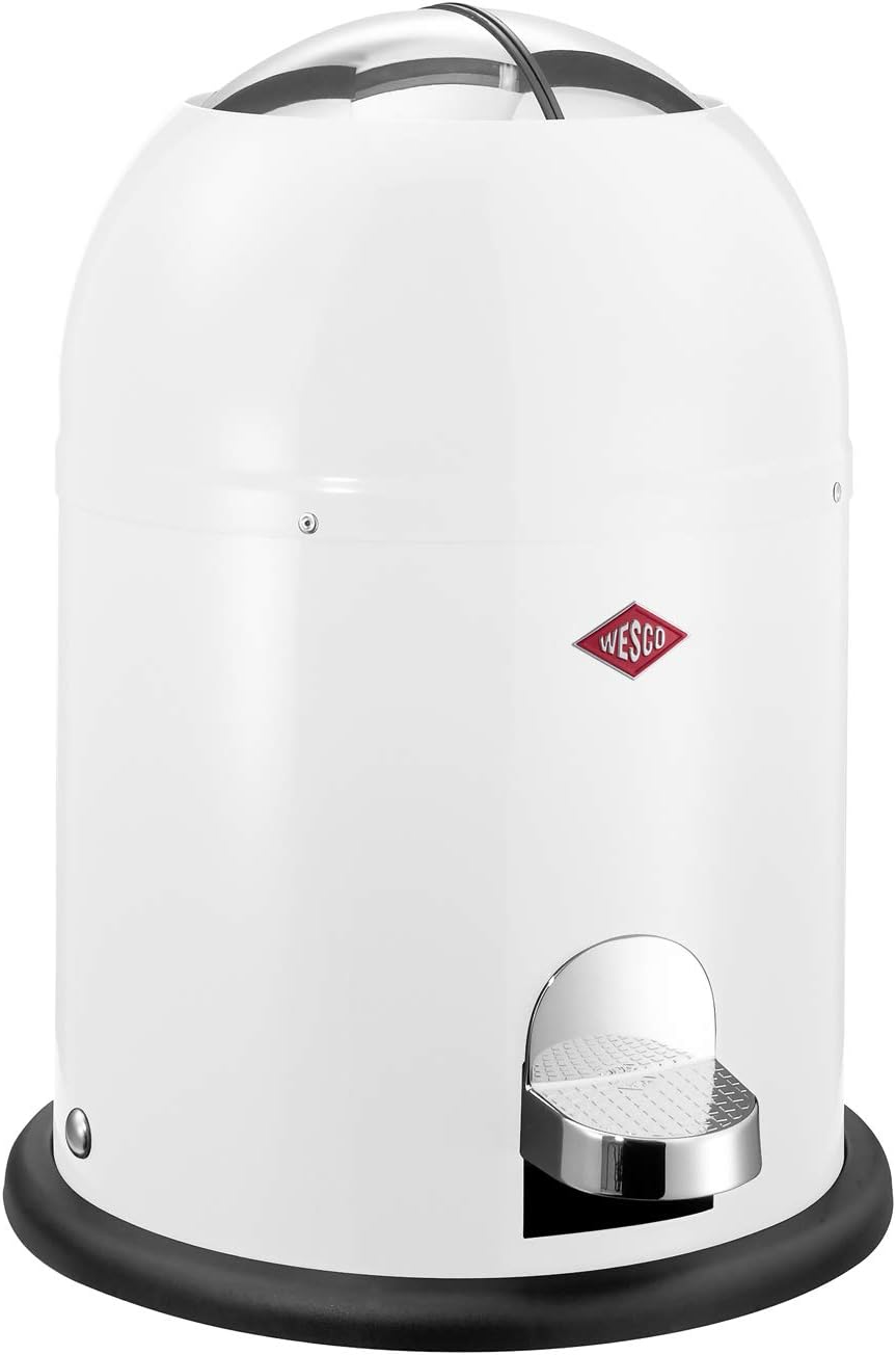 WESCO Mini Master Abfalleimer 6 L,, Weiss