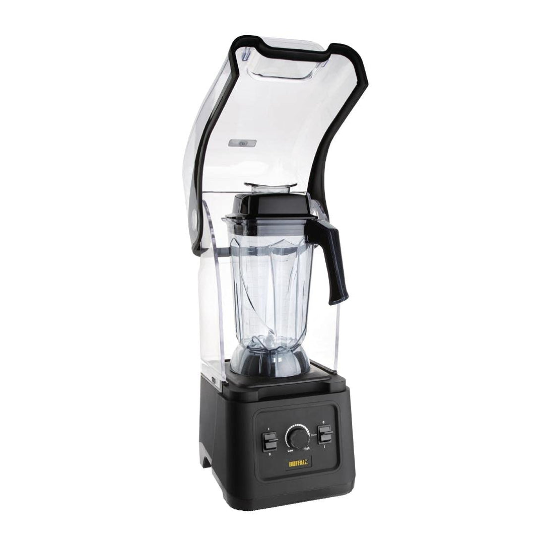 Buffalo 1,68 kW Leistungsstarker professioneller Stabmixer mit Schallschutzgehäuse 2,5 Liter, BPA-fr