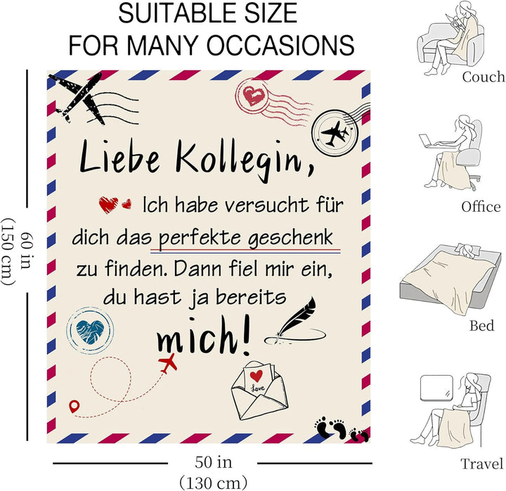 Amorea Kollegin Decke Ich Habe versucht Finden Dann fiel Mir EIN du hast ja bereits Mich Lustige Dec