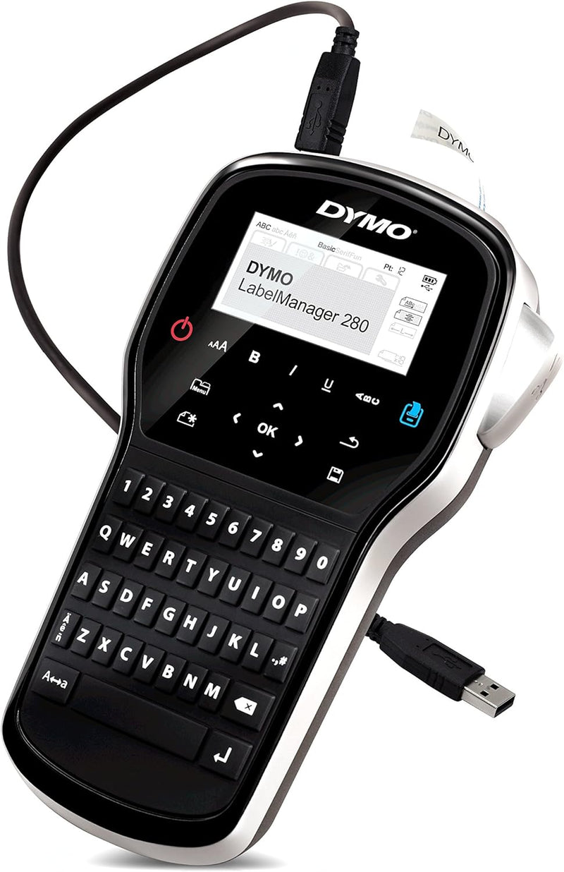 Dymo S0968920 Etikettierdrucker LM 280, Schwarz, LM 280