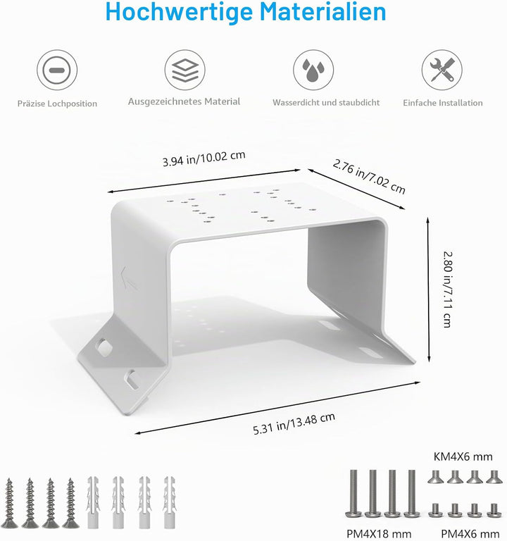 HOLACA 90°Wandwinkel Halterung Kompatibel mit Reolink Argus PT 3MP, 4MP/2K, 5MP/2K, 4K/8MP, Go PT Ul