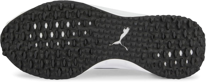 PUMA Herren Fusion Grip Golfschuh 42 EU Puma Black Puma Silver Quiet Shade, 42 EU Puma Black Puma Si